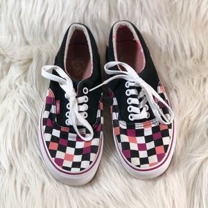 Vans Hot Pink Checkered